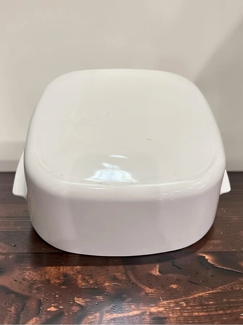 Vintage 5 Qt Corning Ware A‑5‑B All-White Casserole Dish w/ Pyrex Lid A‑12‑C EUC